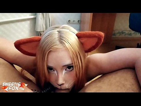 ❤️ Kitsune gëlltit kar dhe sperma në gojën e saj Video anale në sq.hentai-for.ru ❌